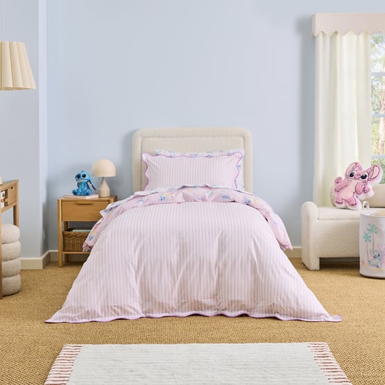Disney Stitch Aloha Pink Quilt Cover Set