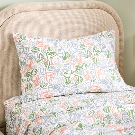 Bedrock Dreams White Sheet Set