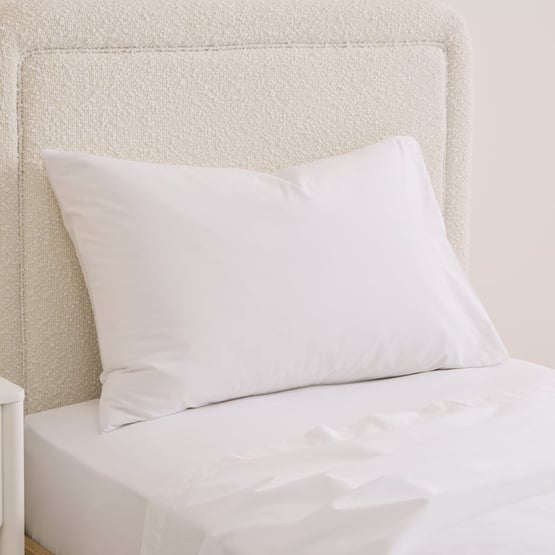Organic Cotton White Percale Sheet Set