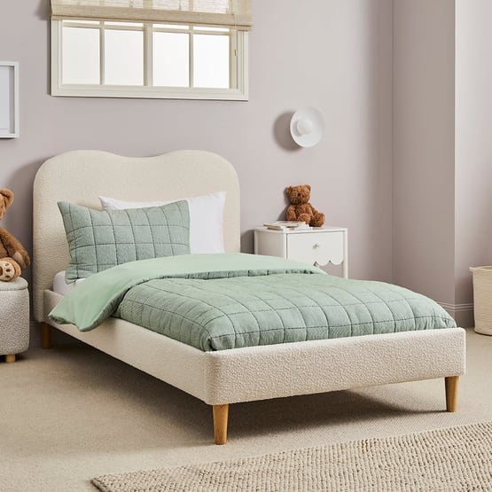 Riley Natural Boucle Full Bed