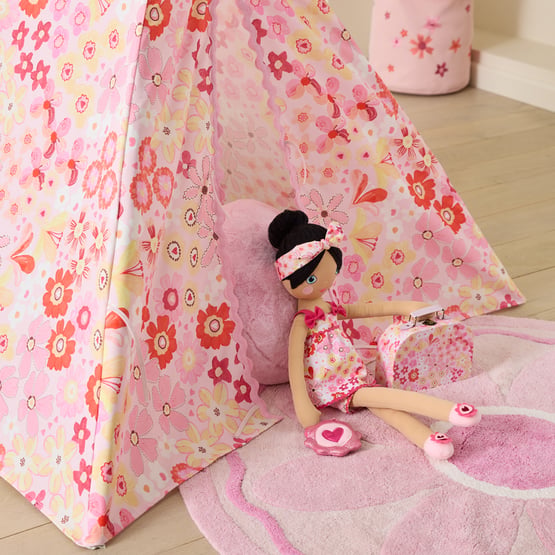 Pocketful Of Flowers Pink Teepee