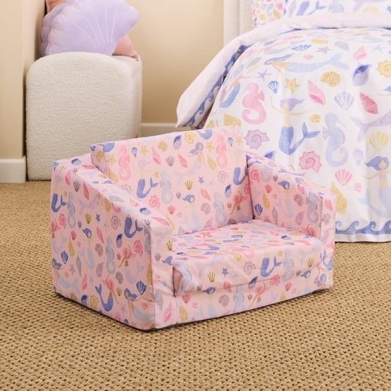 Shelley Pink Mermaid Flip Out Sofa