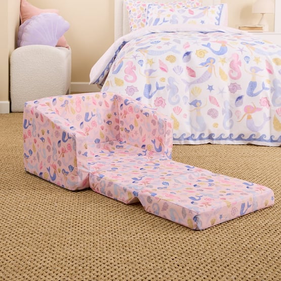 Shelley Pink Mermaid Flip Out Sofa
