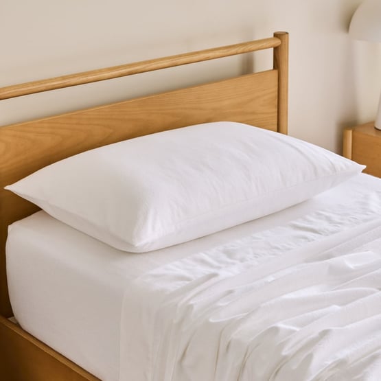 Plain White Flannelette Sheet Set