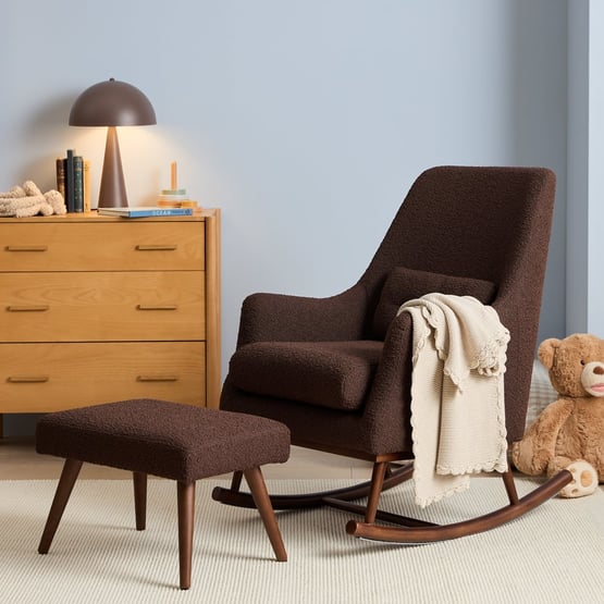Hayes Walnut Nursery Rocking Chair