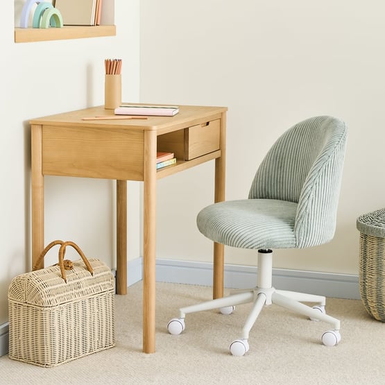 Sage Cord Desk Chair 