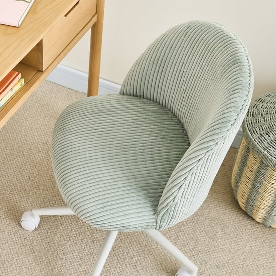 Sage Cord Desk Chair 