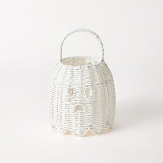 Halloween White Spooky Ghost Basket