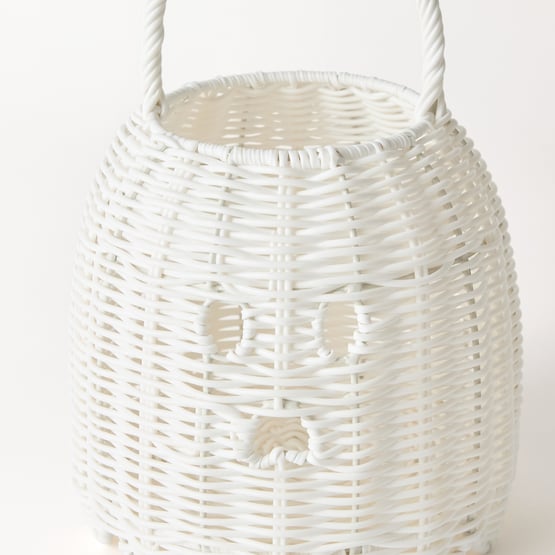 Halloween White Spooky Ghost Basket