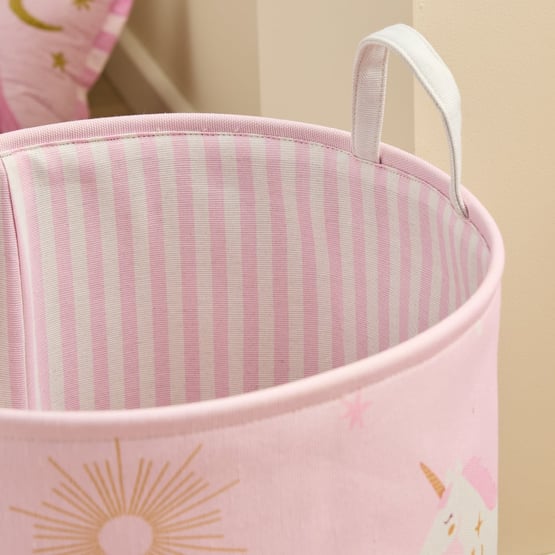 Starla Unicorn Printed Storage Basket