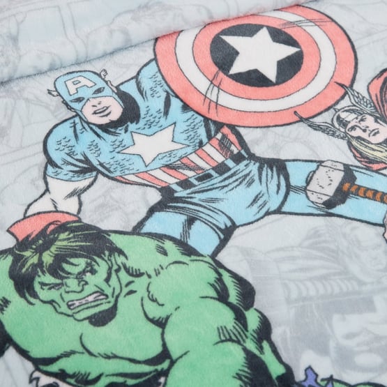 Marvel Comics Grey Ultra soft Blanket