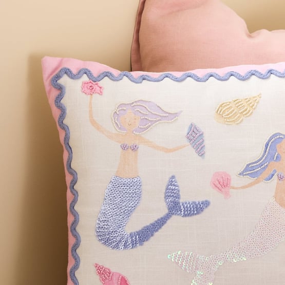 Shelley Lilac Mermaid Cushion