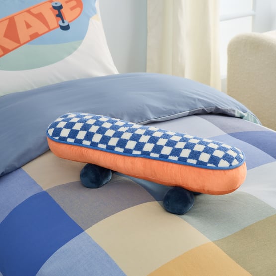 Skate Orange Bolster Cushion