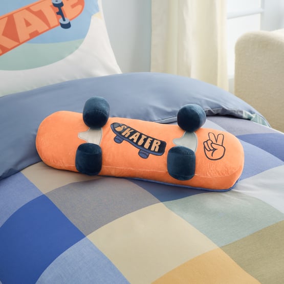 Skate Orange Bolster Cushion