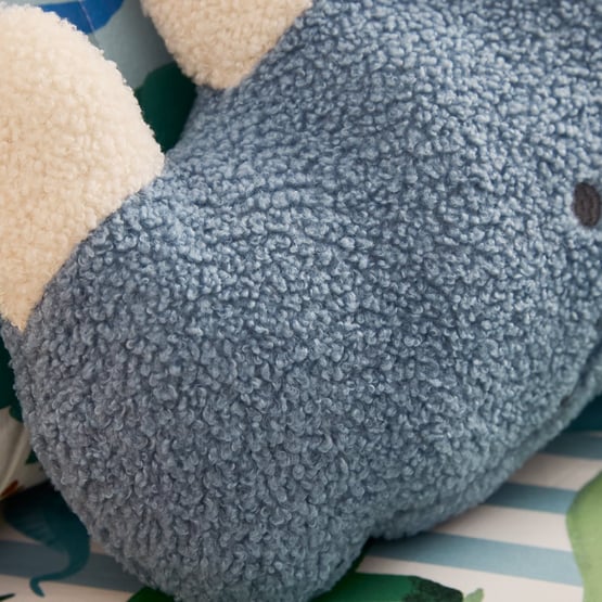 Triceratops Blue Cushion