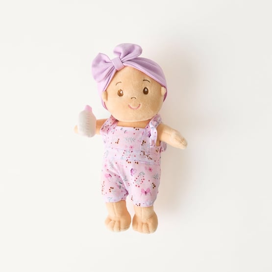 Olivia Baby in Carrier Ivory Snuggle Friend