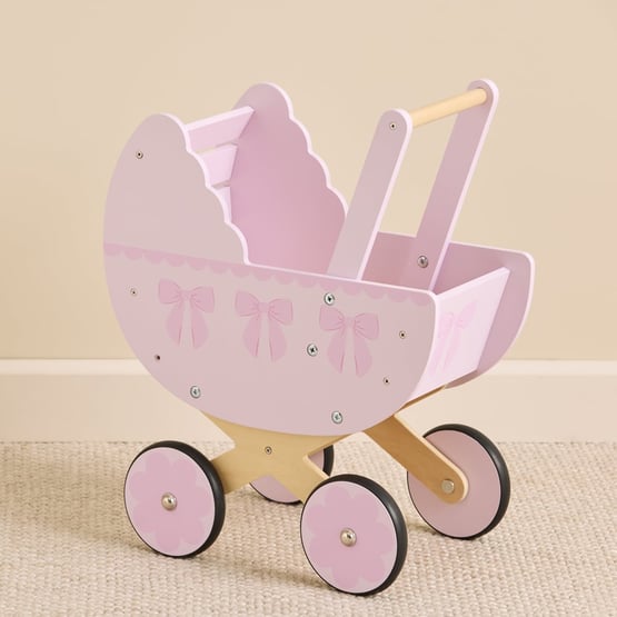 Islah's Pink Doll Play Pram 