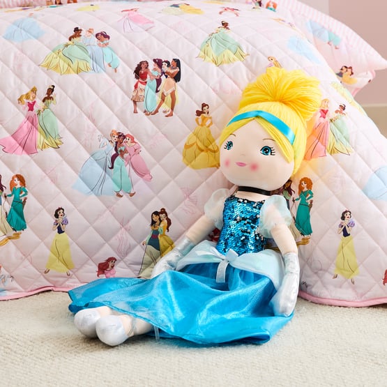 Disney Princess Blue Cinderella Snuggle Friend