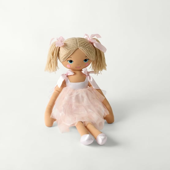 Belle Bow Pink Snuggle Friend