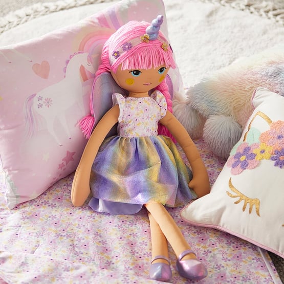 Skye The Unicorn Rainbow Snuggle Friend