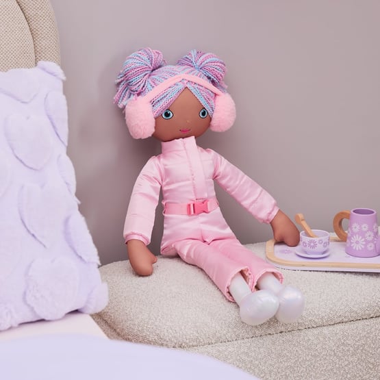 Snowflake Pink Snuggle Friend