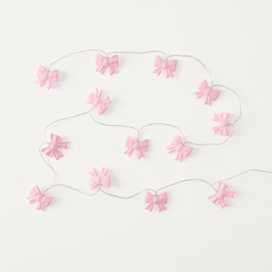 Pretty Bow Pink String Lights