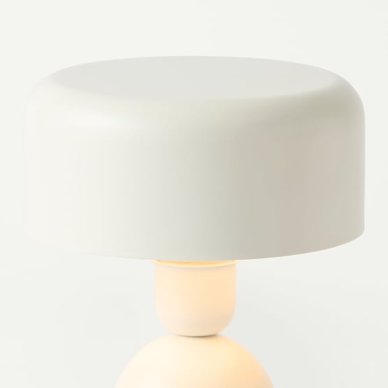 Soho White Soft Touch Lamp