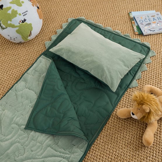 Bedrock Dreams Green Sleeping Bag