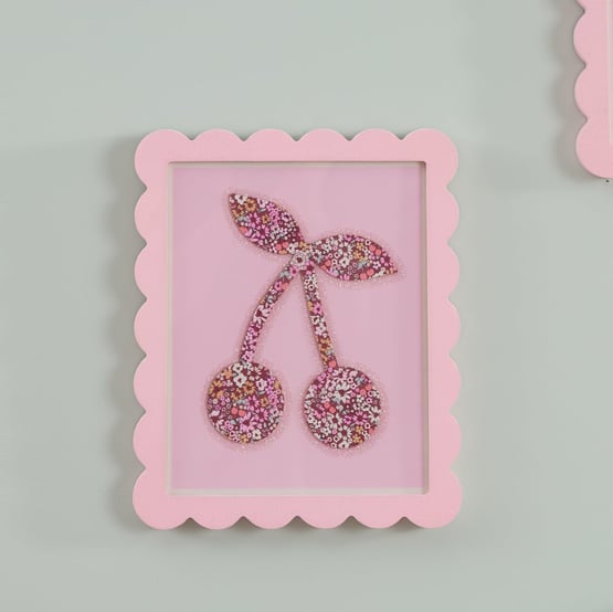 Cherry Pink Floral Wall Art