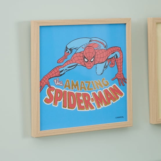 Marvel Comics Spiderman Blue Wall Art