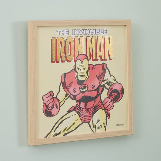 Marvel Comics Iron Man Yellow Wall Art