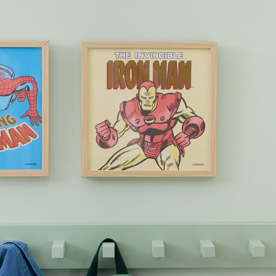 Marvel Comics Iron Man Yellow Wall Art