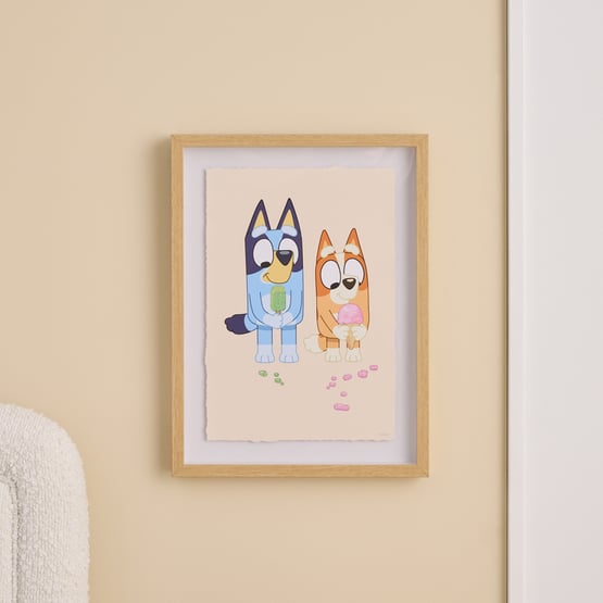 BBC Bluey Ice Cream Multi Wall Art