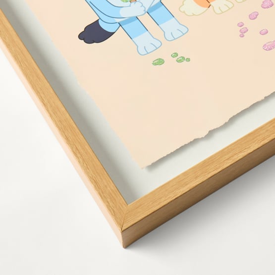 BBC Bluey Ice Cream Multi Wall Art