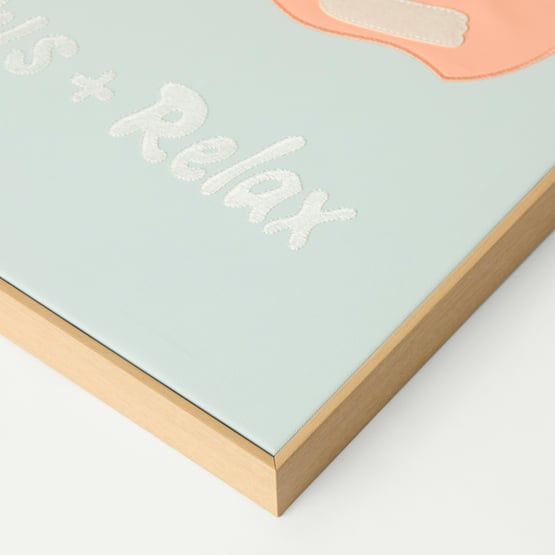 Paws and Relax Mint Wall Art