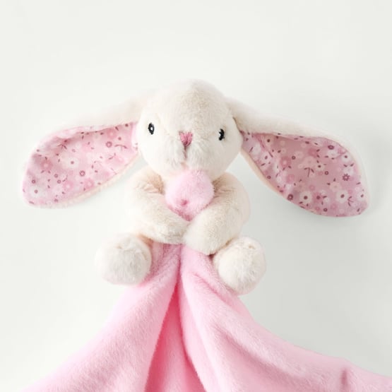 Heirloom Rosie Pink Bunny Comforter