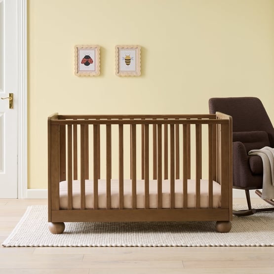 Hayes Walnut Cot