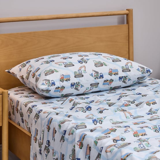 Dig It Stonewashed Blue Sheet Set