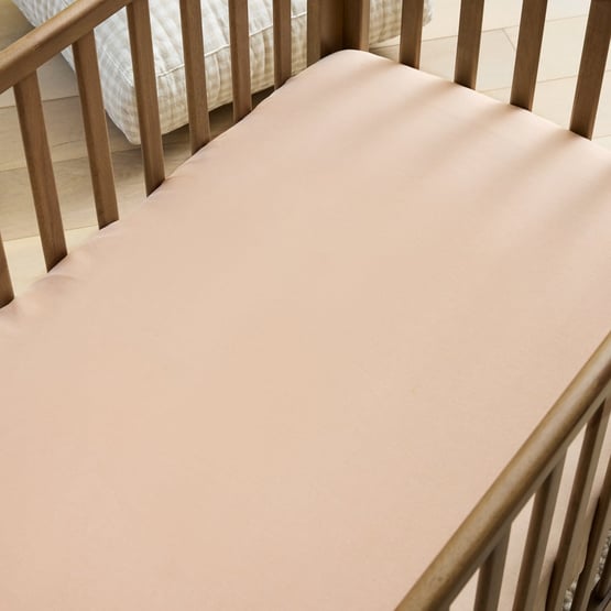 Vintage Washed Linen Macadamia Fitted Sheet