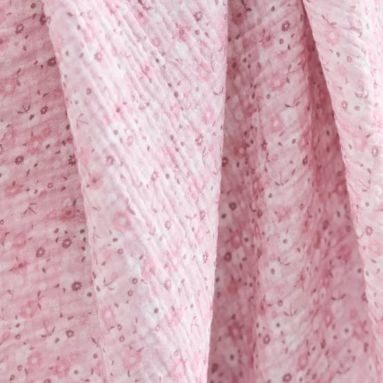 Heirloom Rosie Pink Muslin Baby Swaddles Pack of 2