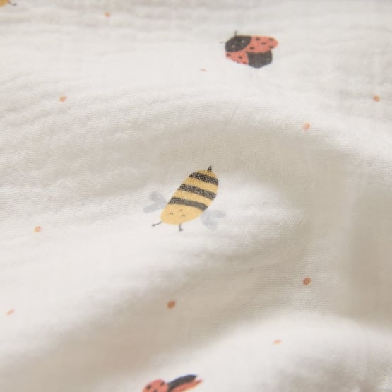 Muslin Little And Loved Natural Swaddles Pack of 2