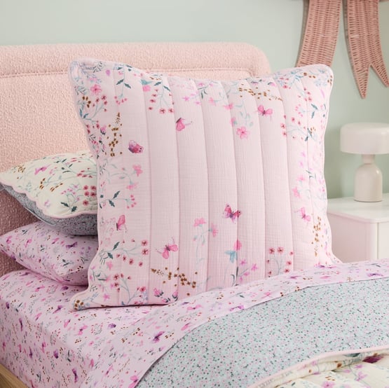 Heirloom Olivia Pink European Pillowcase