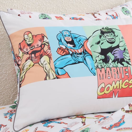 Marvel Comics White Character Text Pillowcase