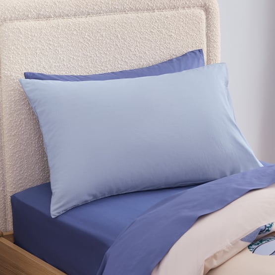 Slam Dunk Navy Text Pillowcase