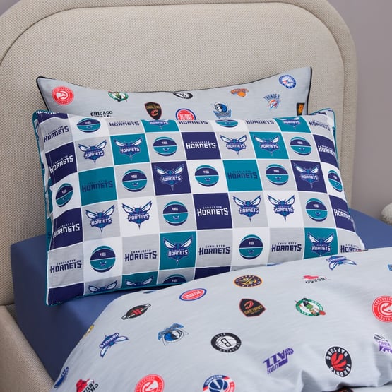 NBA Charlotte Hornets Text Pillowcase 