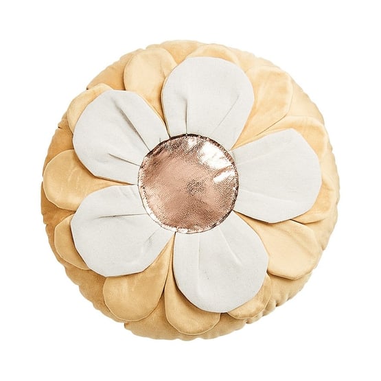 Pretty Petal Mustard Classic Cushion