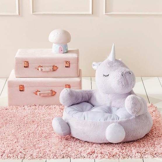 Animal Lilac Unicorn Cuddle Chair