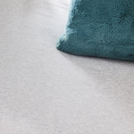 Cotton Jersey Marle Grey Fitted Sheet Set Pack of 2