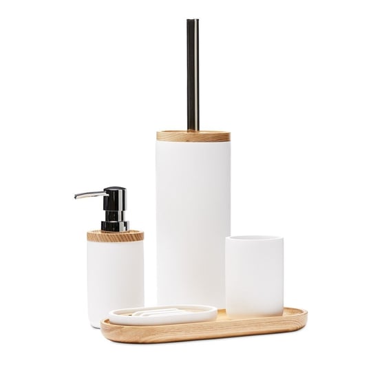 Devon White Bathroom Accessories 