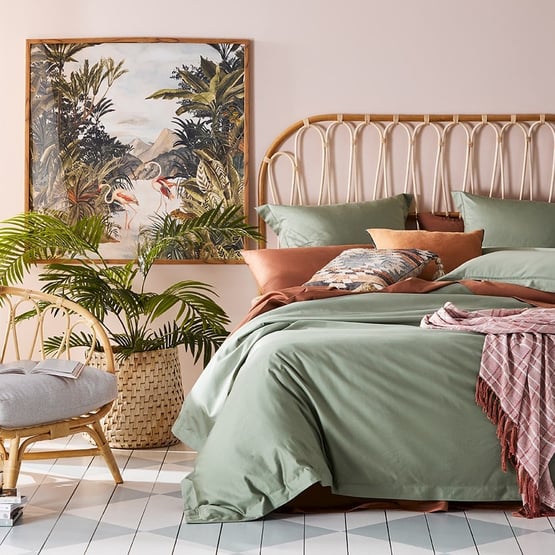OFFLINE 600TC Bamboo Cotton Eucalyptus Quilt Cover Separates